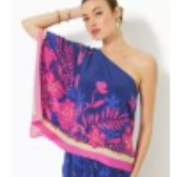 Lilly Pulitzer Schaffer Silk Top Never Ending Summer 6 NWT - Picture 5 of 5